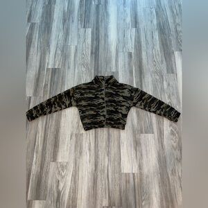 Camouflage Cropped Jacket